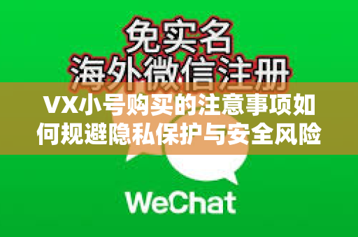VX小号购买的注意事项如何规避隐私保护与安全风险？