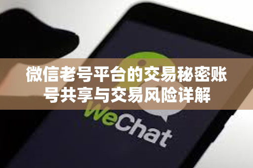 微信老号平台的交易秘密账号共享与交易风险详解